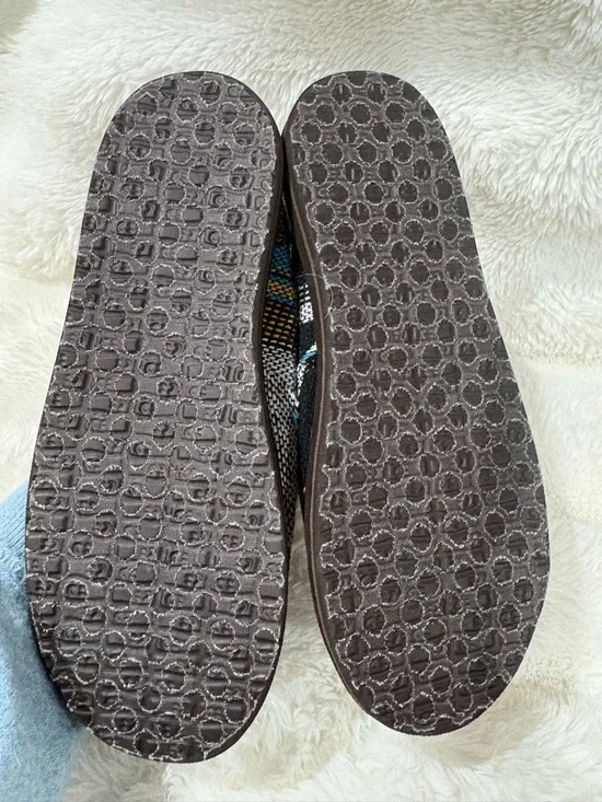 Sanuk Multicolor Striped Woven Moccasin Shoes - Picture 3 of 7